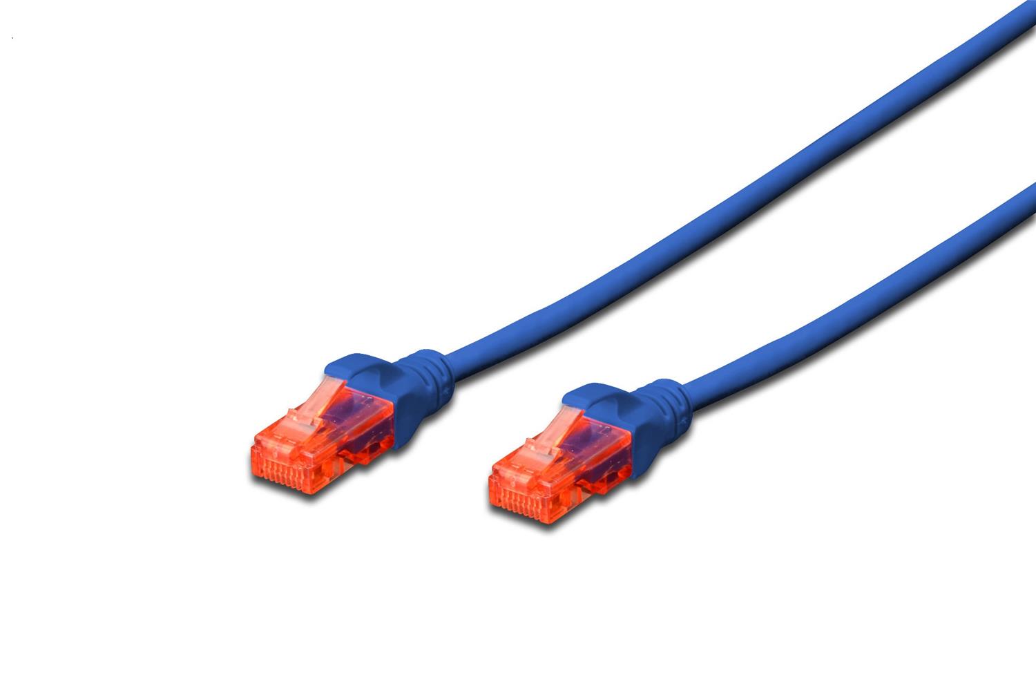 Digitus DK-1617-050-B  PATCH KABLO CAT.6 UTP 5 mt AWG 26-7 MAVİ