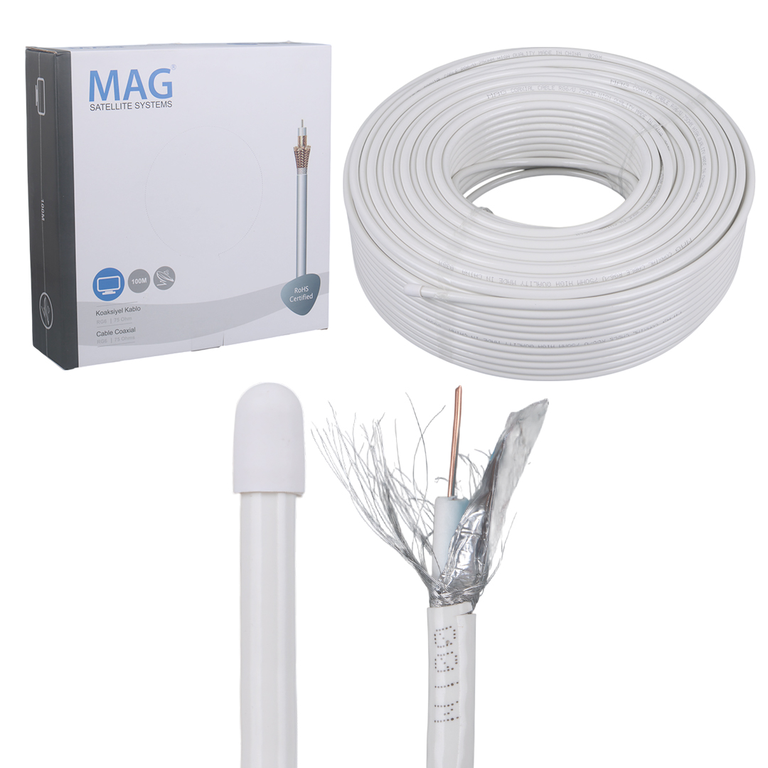 MAG SMART RG6/U4 64 TEL ANTEN KABLOSU (100 METRE)