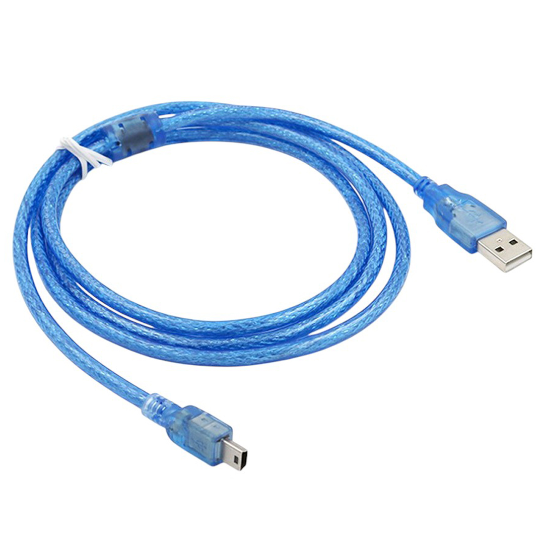 IPOD ŞARJ ALETİ KABLOSU USB 5 PİN GENİŞ 1.5 METRE ŞEFFAF POWERMASTER (11937=8861)