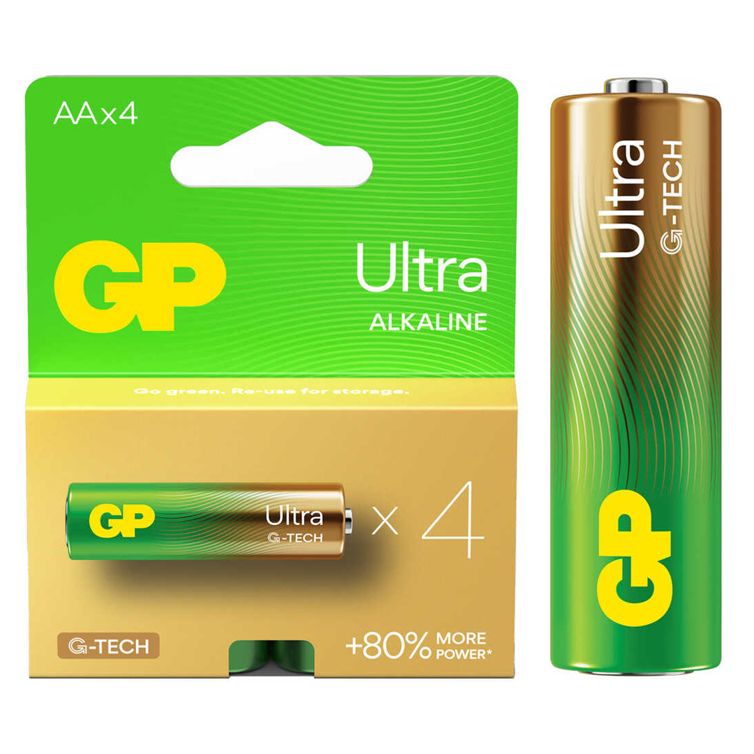 GP 15AU ALKALİN 1.5 VOLT AA KALEM PİL (4LÜ PAKET FİYATI)