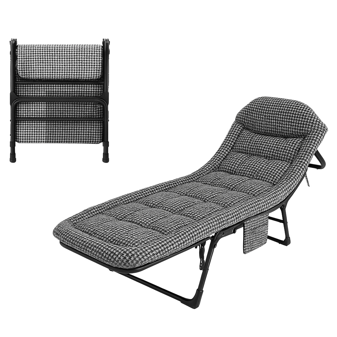 SUNUP SN-26975 TAŞINABİLİR AYARLANABİLİR 5 KADEME SÜNGER KAMP YATAK ŞEZLONG (KAZAYAĞI)