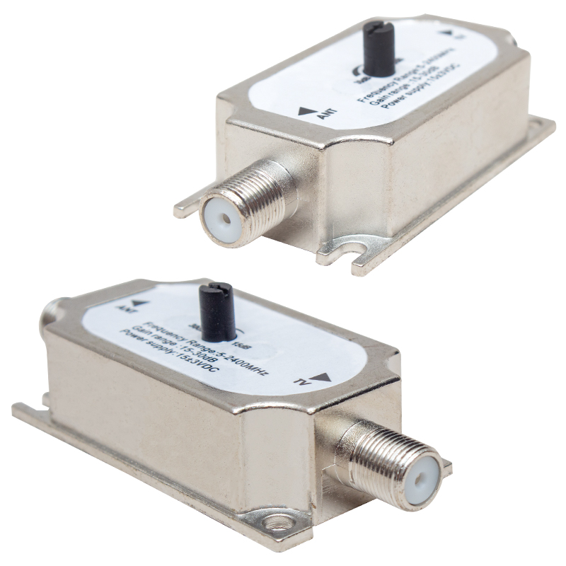 MAG AYARLI HAT KUVVETLENDİRİCİ INLINE AMPLIFIER 47-2150MHZ (15-30DB)