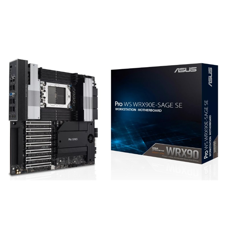ASUS PRO WS WRX90E-SAGE SE DDR5 VGA 4XM.2 STR5 (AMD THREADRIPPER PRO 7000 WX SERİSİ İŞLEMCİ UYUMU) 