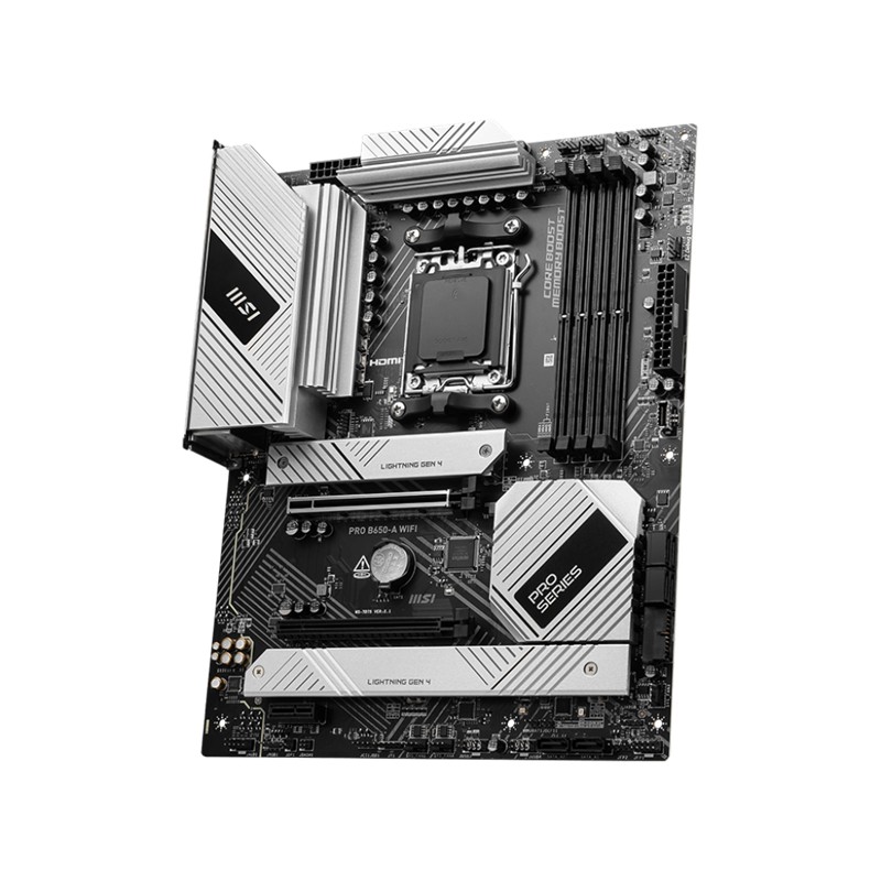 MSI PRO B650-A DDR5 7600MHZ 1XHDMI 3XM.2 USB ATX AM5 (AMD AM5 9000/8000/7000 SERİLERİ İLE UYUMLU) 