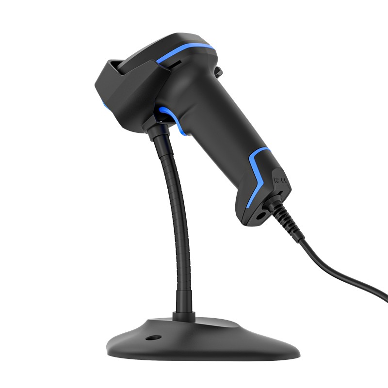TIWOX VS-50 2D KAREKOD DPM KABLOLU USB BARKOD OKUYUCU + STAND 