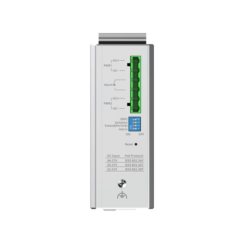 RUIJIE REYEE RG-NIS2100-8GT2SFP-HP 8 PORT GIGABIT+ 2XGB SFP UPLINK 240W POE CLOUD YONETILEBILIR ENDUSTRIYEL SWITCH 