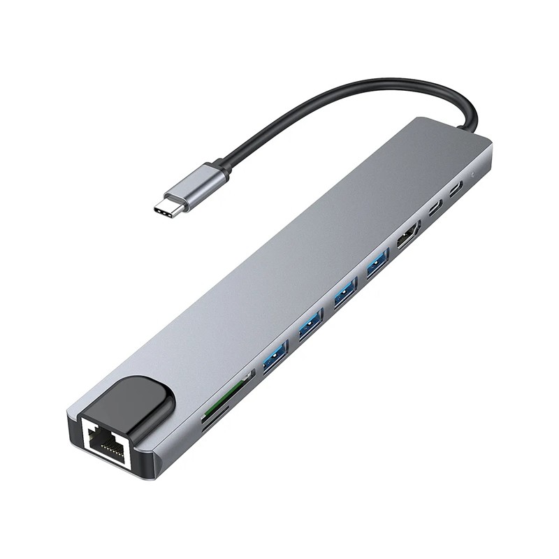 SENSEI TYPE-C 10IN1 HDMI COK FONKSIYONLU USB 3.0 DOCK STATION 