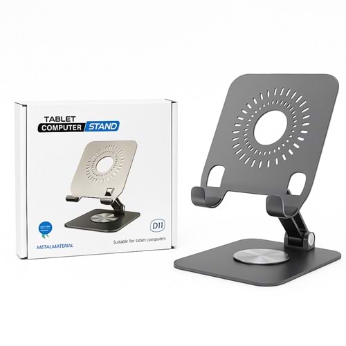 Bilişim Burada ZR758 D11 DÖNERLİ METAL TABLET STAND