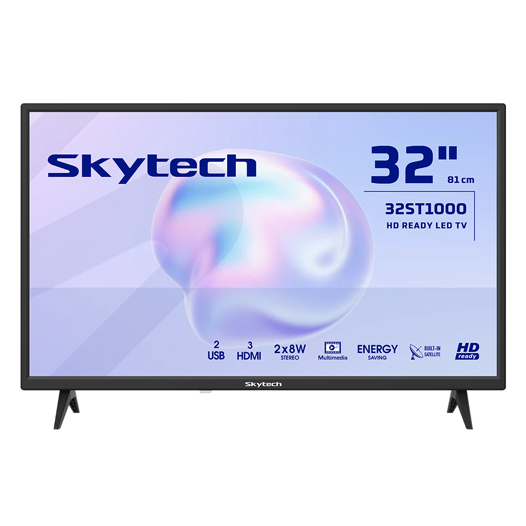 SKYTECH 32ST1000 32" 82cm, HD Ready, Dahili Uydu Alıcılı, Led Televizyon