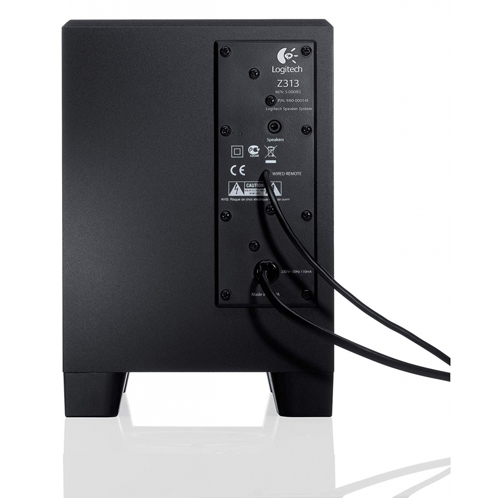 LOGITECH 980-000413, Z313, 25W, 2+1, Subwooferlı, Ses Sistemi (Siyah)