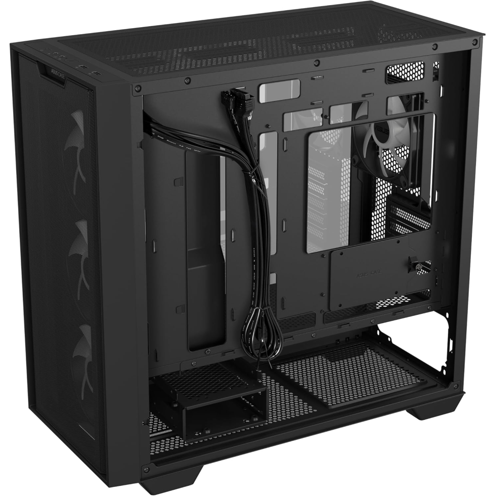 ASUS A21 PLUS, PSU YOK, Tempered Glass, ARGB, Micro ATX, GAMING KASA