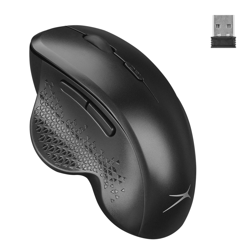 Altec Lansing ALGM7624, Siyah, 2.4GHz, Şarj Edilebilir, 1600DPI, Kablosuz Optik Mouse