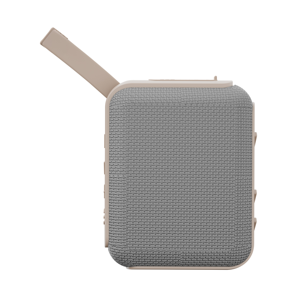 ASONIC AS-03, BEJ, 5W, BT/USB/TF/TWS, 1200mAh Batarya, Bluetooth V5.3, Kablosuz, Taşınabilir, Speaker