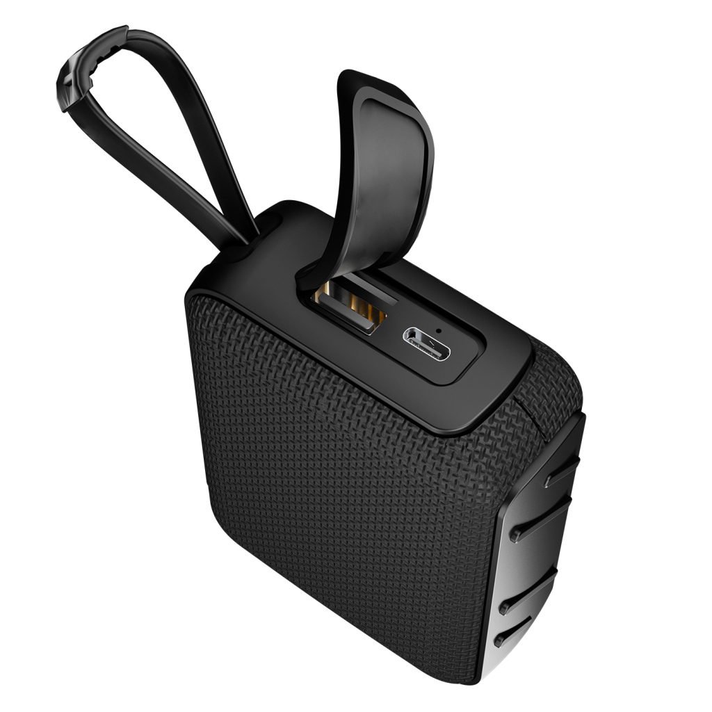 ASONIC AS-03, SİYAH, 5W, BT/USB/TF/TWS, 1200mAh Batarya, Bluetooth V5.3, Kablosuz, Taşınabilir, Speaker