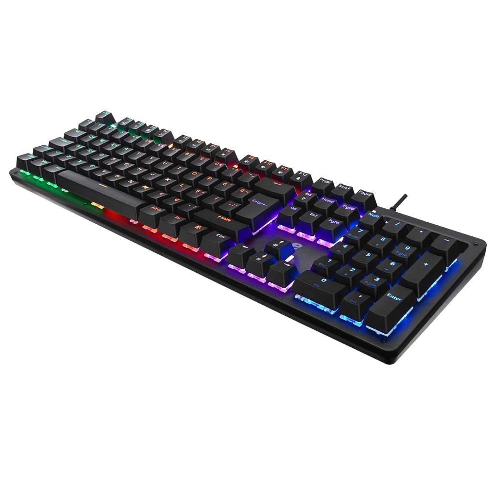 ACER eMachines, EAK104, Siyah, USB Kablolu, RGB Backlight, RED Switch, Mekanik, Türkçe Q, 104 Tuşlu, Gaming Klavye