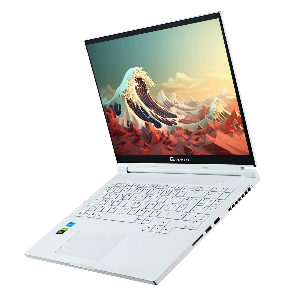 QUANTUM WhiteFang G4035, Ryzen 7 8745HS, 16" FHD, 16Gb Ram, 512Gb SSD, 8Gb RTX4060, Free Dos Gaming Notebook (Beyaz)