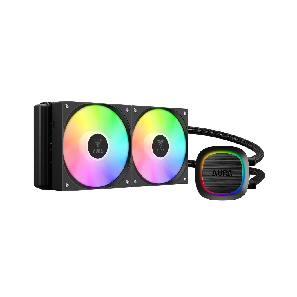 GAMDIAS AURA GL240 V2, 240mm, RGB, 2 Fanlı, CPU Sıvı Soğutma