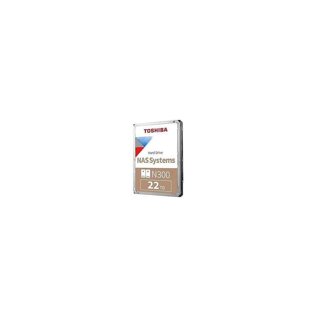 TOSHIBA N300, HDWG62CUZSVA, 3.5", 22TB, 512Mb 7200 Rpm, SATA3, 7/24 NAS, SERVER, HDD