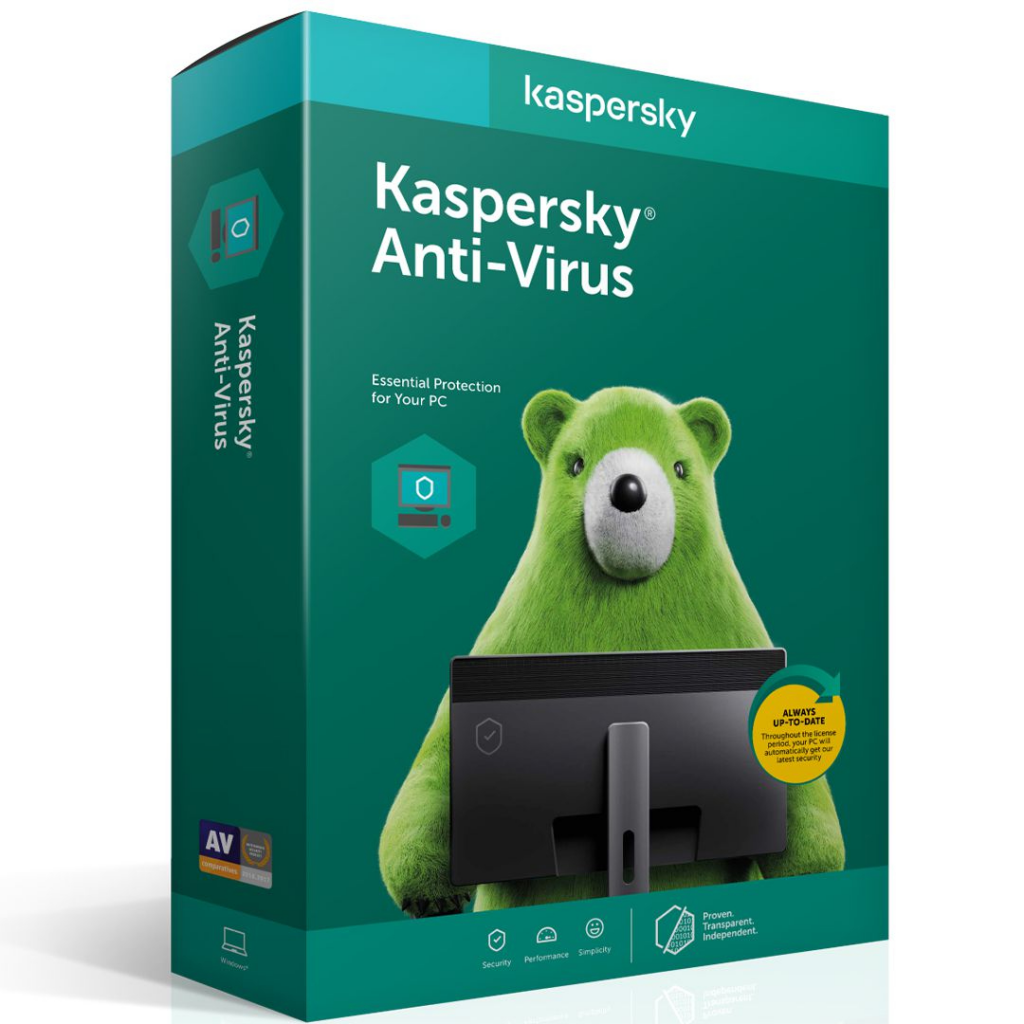 Kaspersky ANTIVIRUS 5 Kullanıcı, 1 YIL, Kutulu Ürün