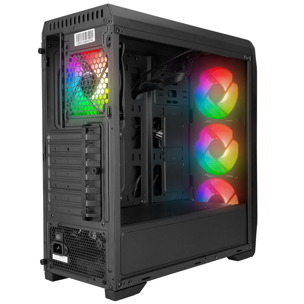 ZALMAN N5 MF (SE), MegaMax, 600W 80+ Bronz, Mesh Panel, Şeffaf Plastik, RGB, ATX GAMING KASA