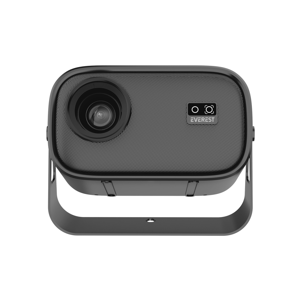 EVEREST PJ04, 250 LED Lümen, 1280X720, 1xHDMI, 1xUSB, WiFi 6, Bluetooth, 30.000 Saat Led Ömrü, 1.5W Speaker, Android 13, 4K Destekli Projeksiyon Cihazı