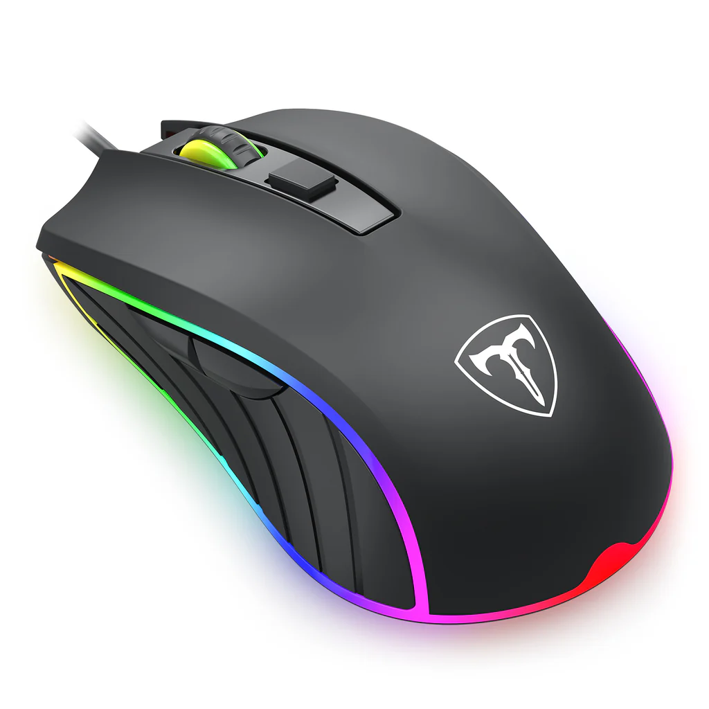 T-DAGGER T-TGM115 ZEPHYR, Cool Backlight, USB Kablolu, 7200DPI, Gaming Mouse
