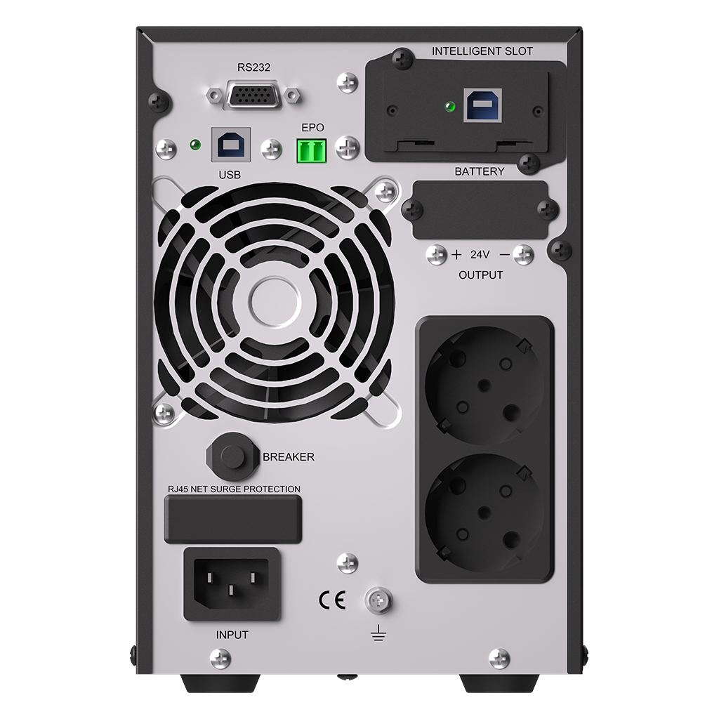 TESCOM NeoLine 1000, 1 KVA Online 1F/1F UPS,  (900040313) (2x7A Akü)