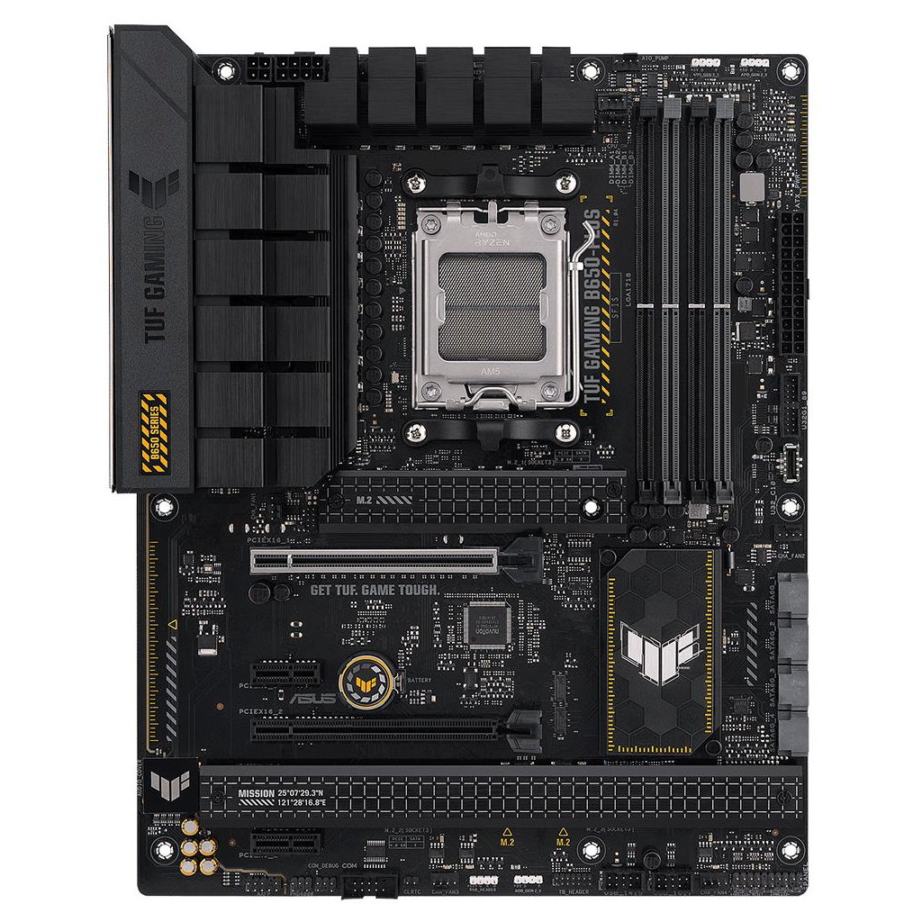 ASUS TUF GAMING B650-PLUS, 4xDDR5, 3x M.2, HDMI, DP, 2xType-C, AMD Ryzen 7000 Serisi, AM5 Soket Anakart