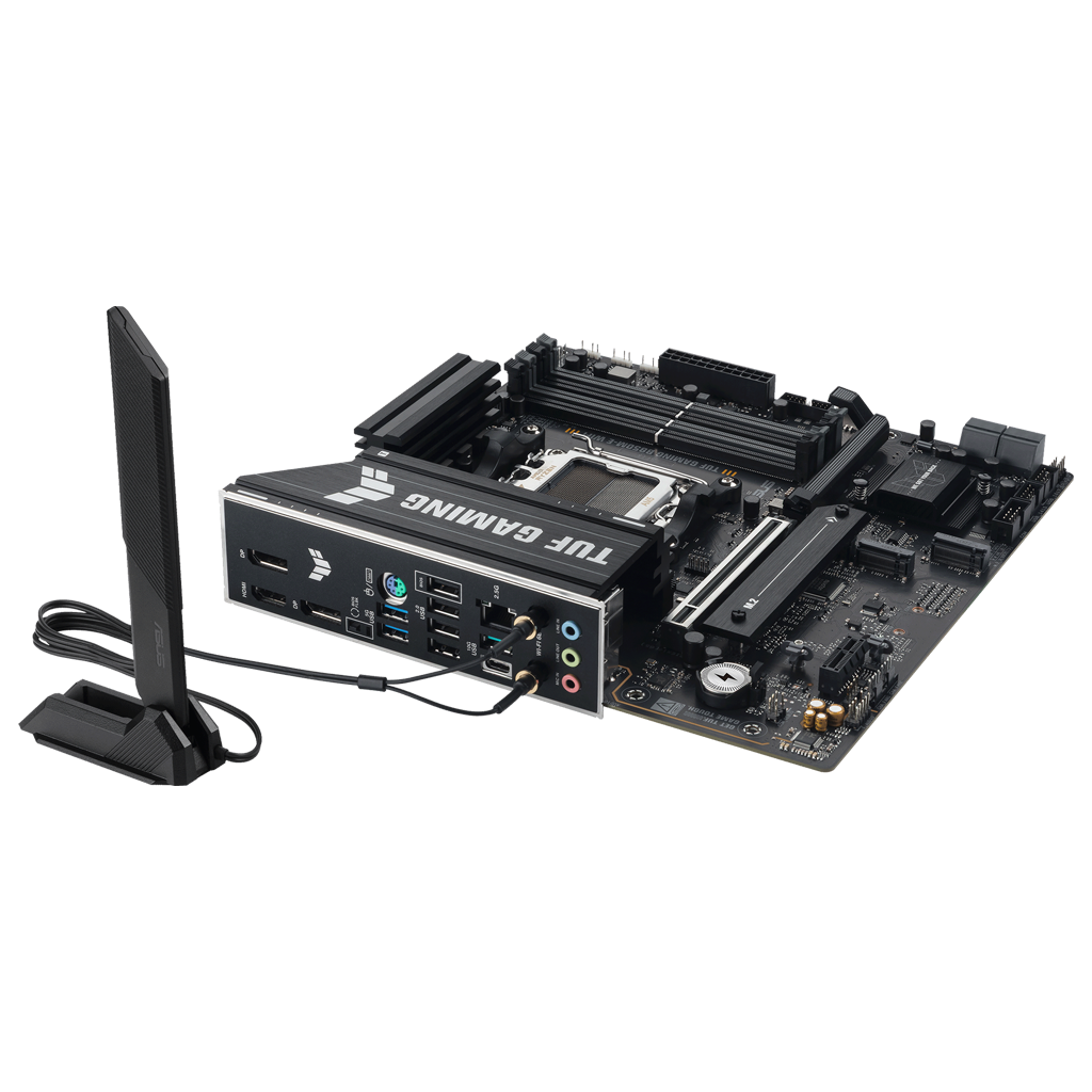 ASUS TUF GAMING B850M-E WIFI, 4xDDR5, 3x M.2, HDMI, DP, Type-C, Wi-Fi 6E, Bluetooth v5.3, AM5 Soket GAMING Anakart