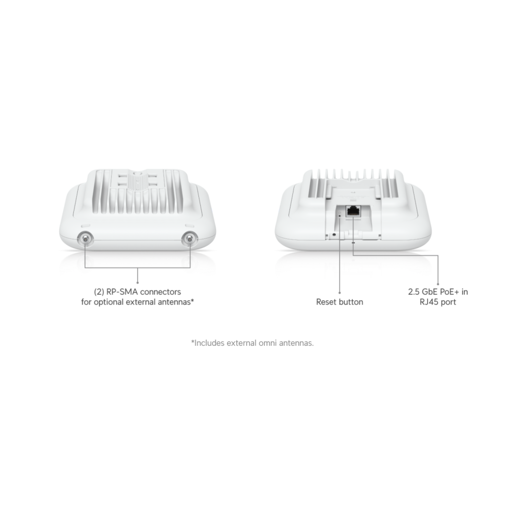 UBIQUITI UAP-U7-PRO-Outdoor, UniFi, Triple Band, 5765Mbps, Wifi6, Tavan Tipi, Access Point (Poe Adaptör Çıkmaz)