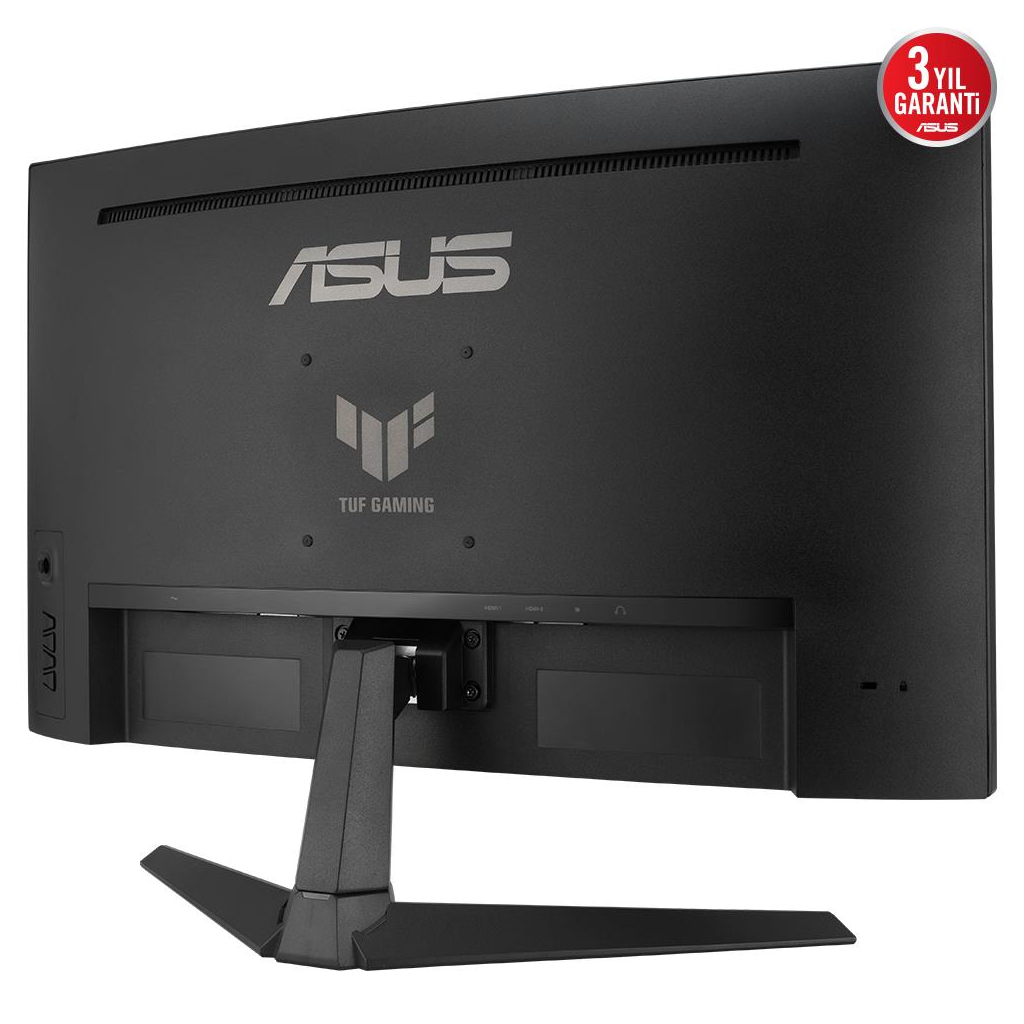 ASUS TUF GAMING VG27VQ3B 27" 1ms, 180Hz, Full HD Curved, DP, 2xHDMI, Hoparlör, Fast VA Panel, Düşük Mavi Işık, FreeSync Premium, GAMING Monitör
