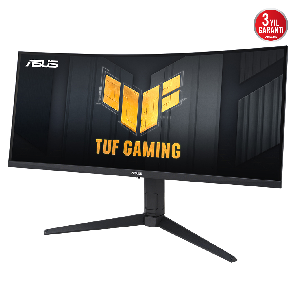 ASUS TUF GAMING VG34VQEL1A 34" 1ms, 100Hz,  4K QHD, DP, 2xHDMI, USB, Hoparlör, VA LED, Düşük Mavi Işık, FreeSync Premium, GAMING Monitör