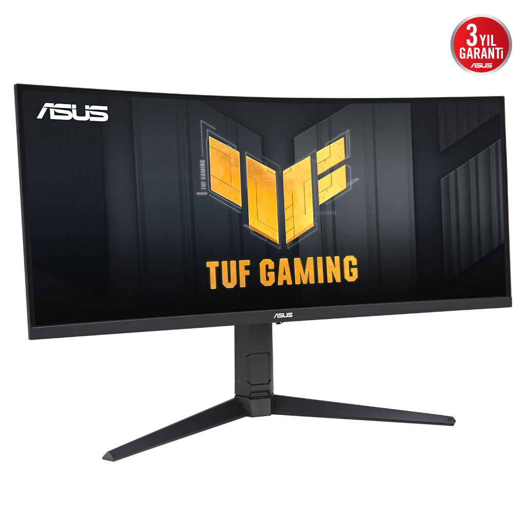 ASUS TUF GAMING VG34VQEL1A 34" 1ms, 100Hz,  4K QHD, DP, 2xHDMI, USB, Hoparlör, VA LED, Düşük Mavi Işık, FreeSync Premium, GAMING Monitör