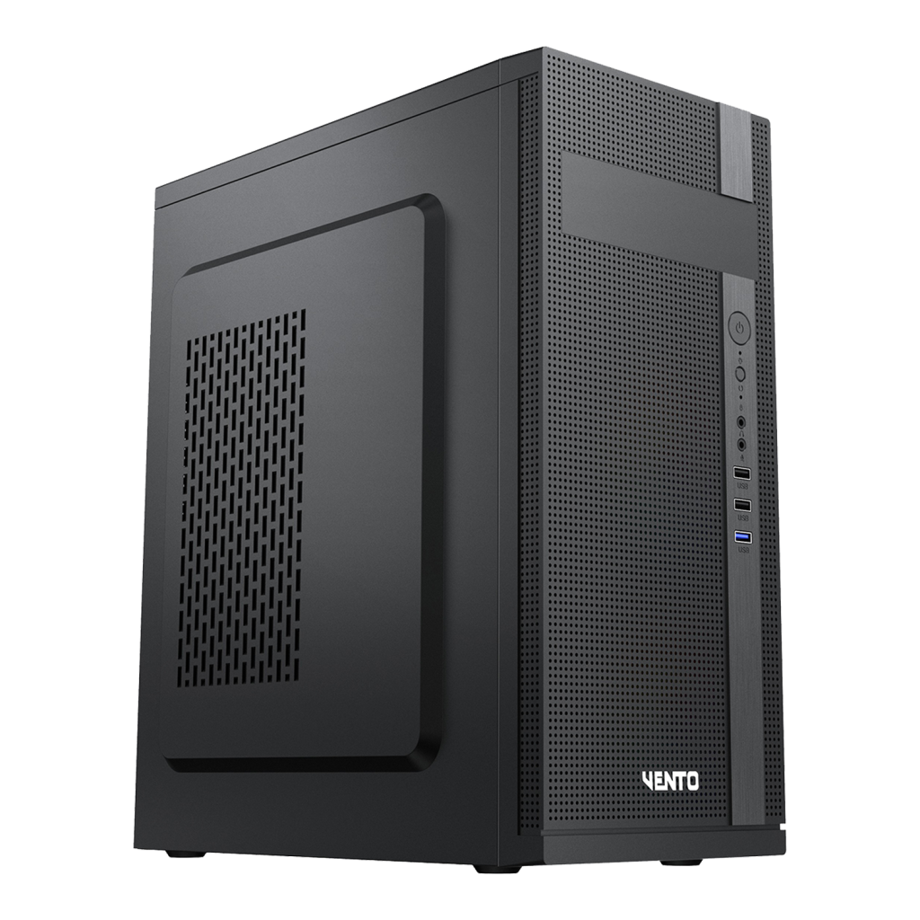VENTO VS115F Mid Tower, 550W Siyah, ATX Kurumsal KASA