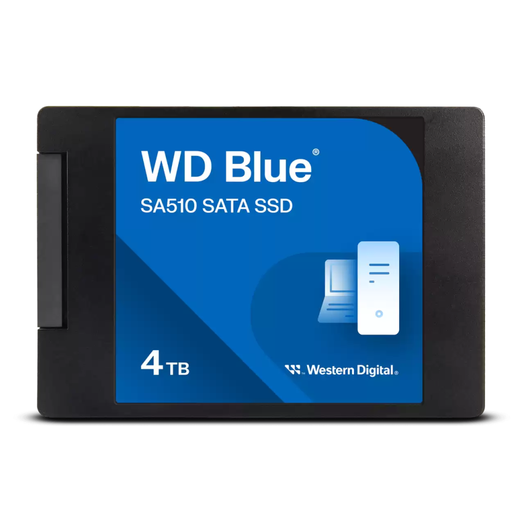 WD Blue SA510, WDS400T3B0A, 4TB, 560/520, 3D NAND, 2,5" SATA, SSD