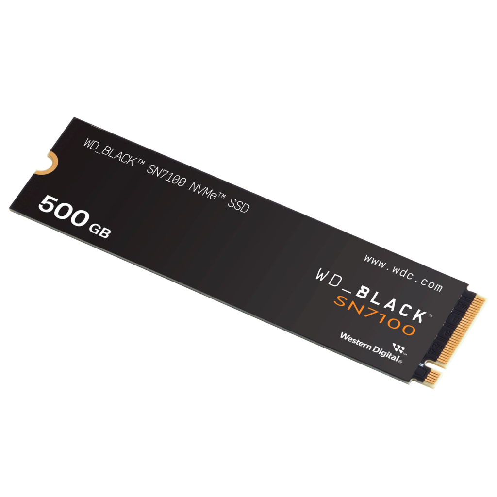 WD Black SN7100, WDS500G4X0E, 500GB, 6800/5800, Gen4, NVMe PCIe M.2 2280,  SSD