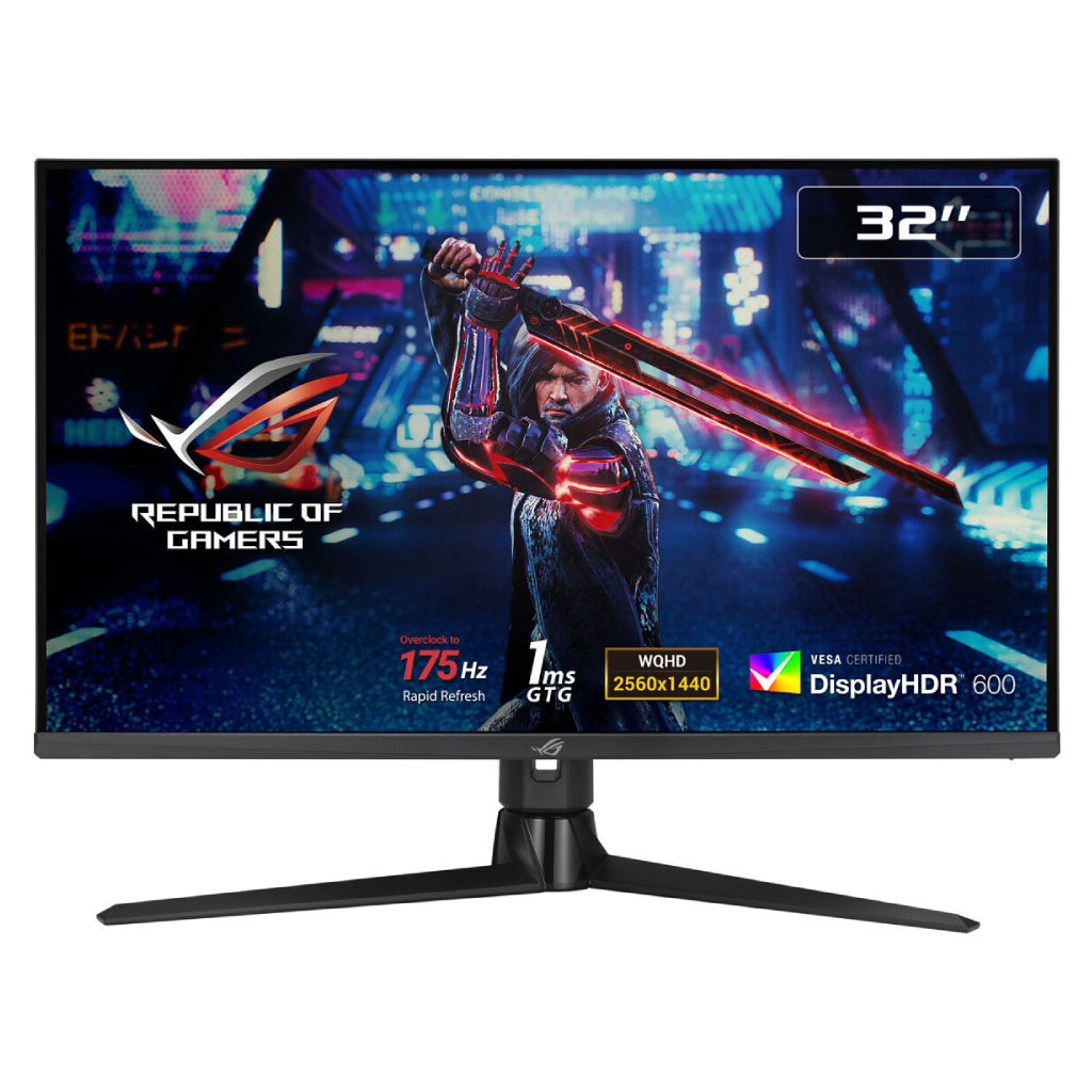 ASUS ROG STRIX XG32AQ 32" 1ms, 175Hz, WQHD, DP, 2xHDMI, USB, IPS LED, G-Sync, Display HDR 600, GAMING Monitör