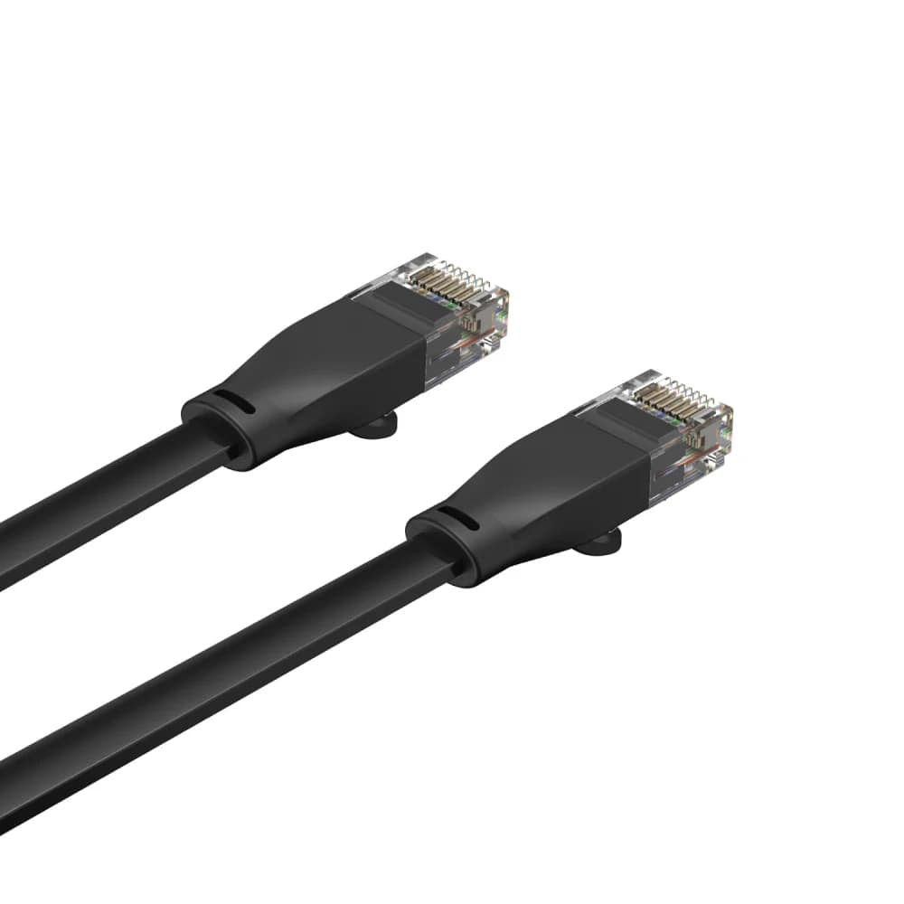 UNITEK CAT6 PATCH KABLO 15MT FLAT 1GBPS, SİYAH (C1814GBK)