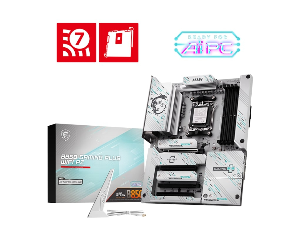 MSI B850 GAMING PLUS WIFI PZ DDR5 AM5
