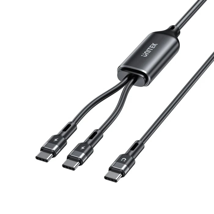 UNITEK 2in1 TYPE-C HIZLI ŞARJ KABLO C14146ABK01