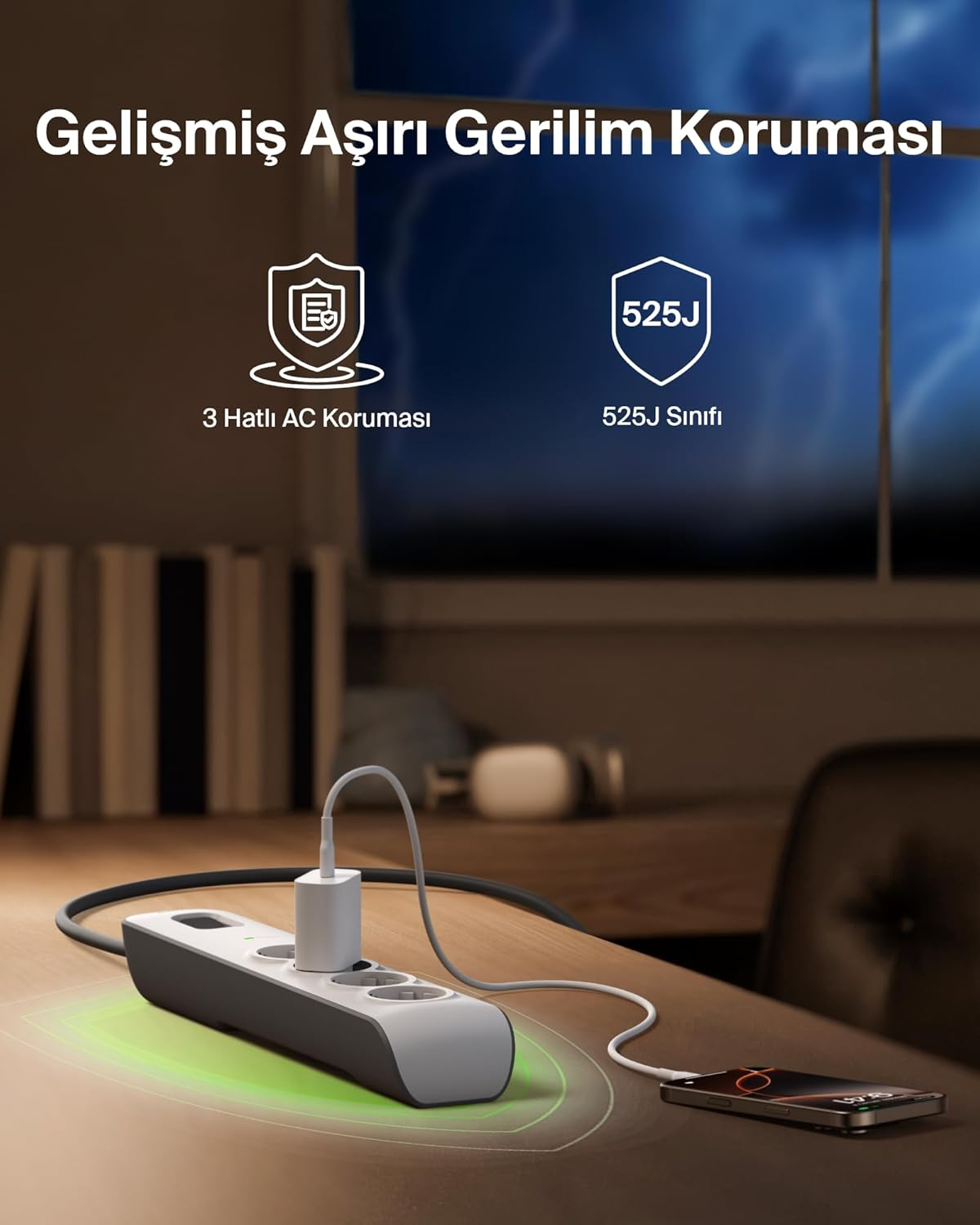BELKIN BSV400VF2M 2 M 4LU AKIM KOR. PRIZ