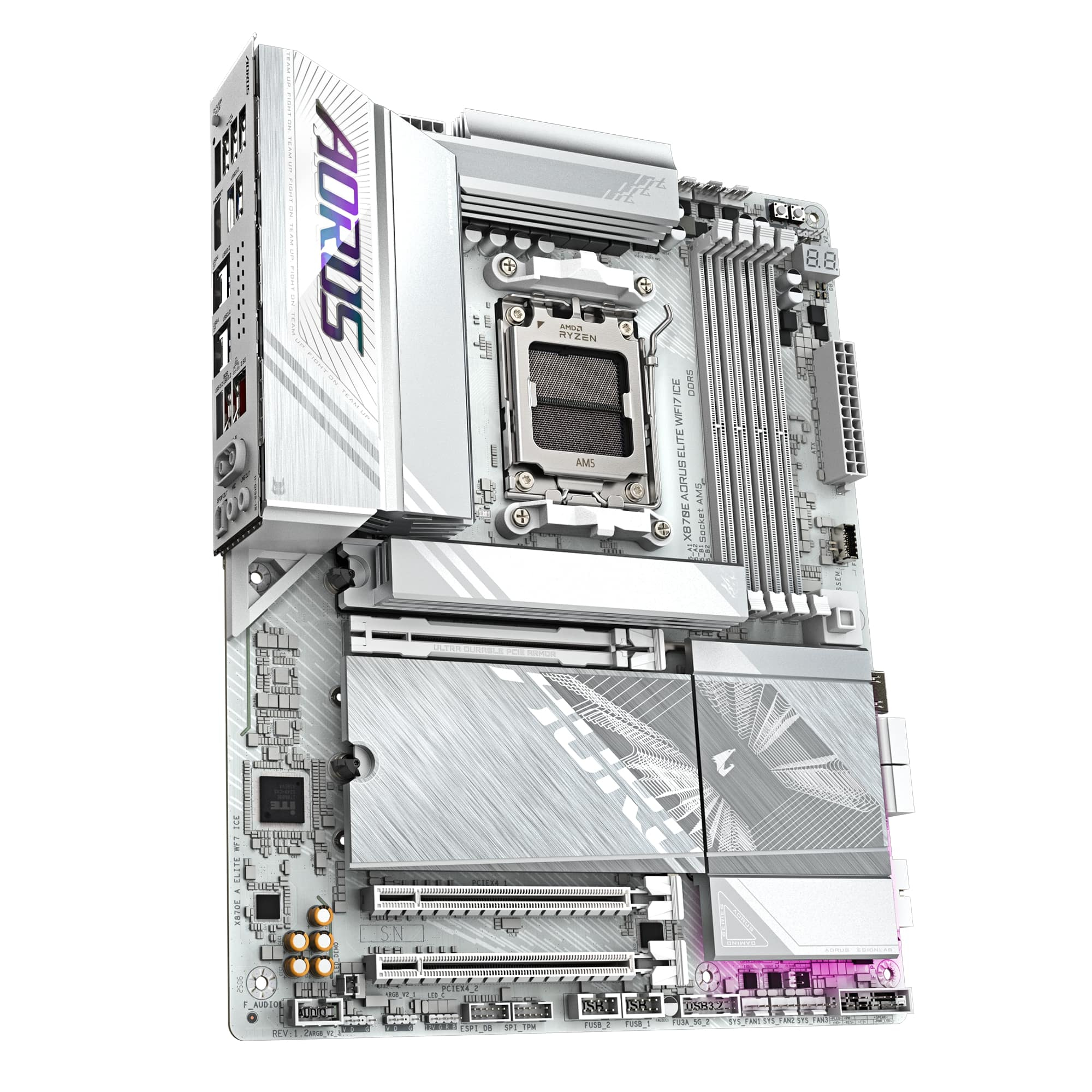 GIGABYTE X870E AORUS ELITE WIFI7 ICE DDR5 M.2 HDMI DP ATX AM5