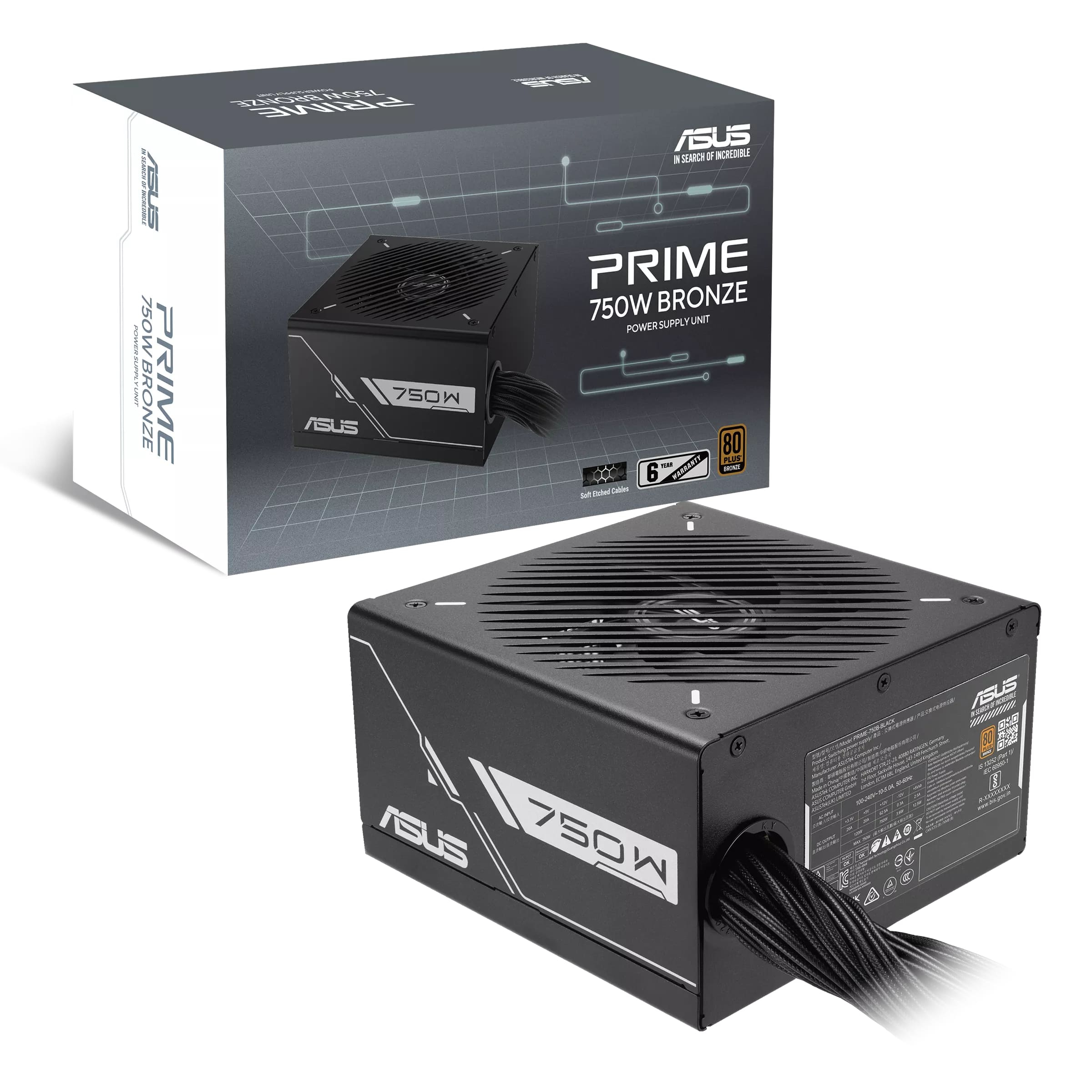 ASUS PRIME 750W BRONZE 80+ 135MM FAN GÜÇ KAYNAĞI